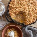 Amazing Sourdough Peach Cobbler