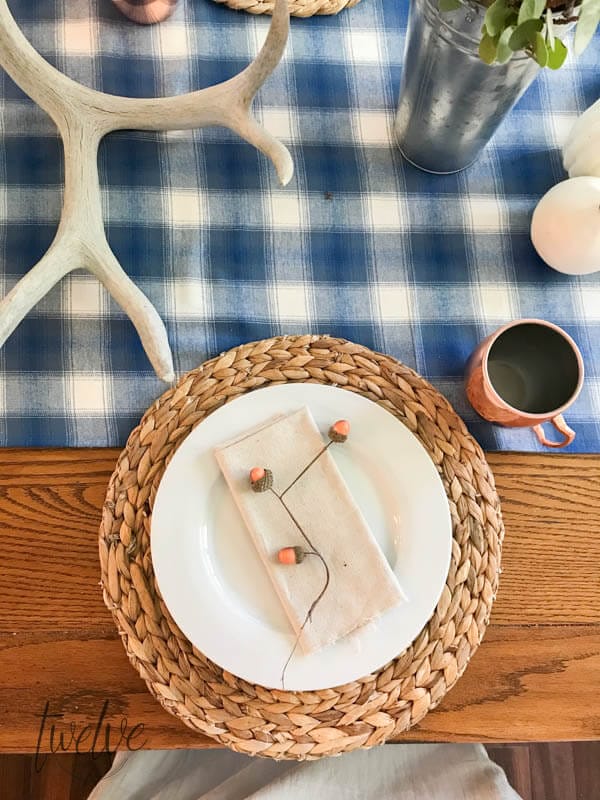 Early Harvest Tablescape with Free Watercolor Printables